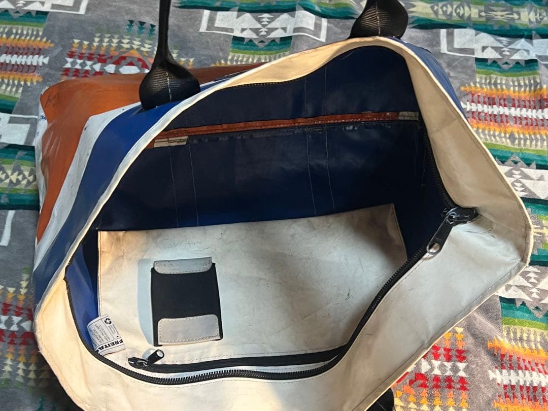 フライターグ クーパー　青/オレンジ