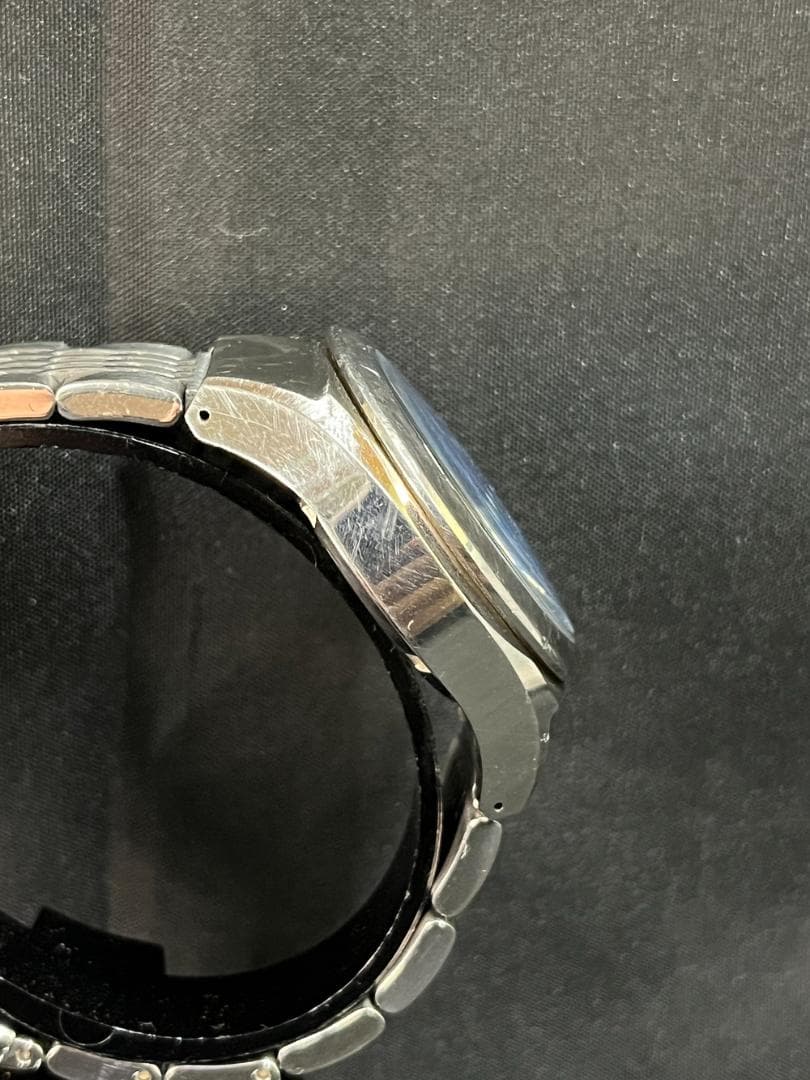 ◆SEIKO セイコー メカサスブルー文字盤4S12-0010腕時計　08166