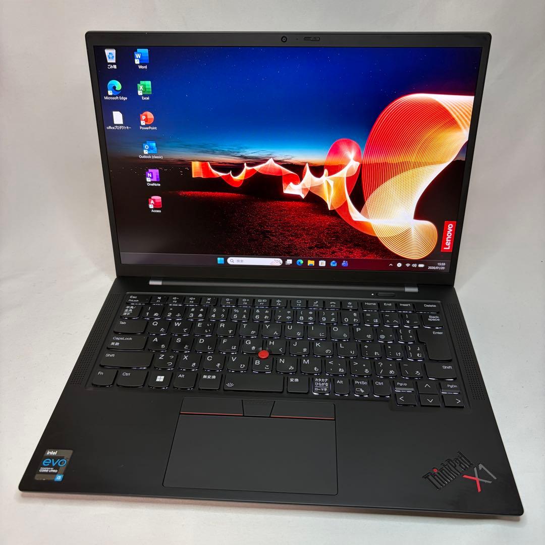 美品 X1 Carbon Gen9 11世代 i5 14型 WUXGA オフィス