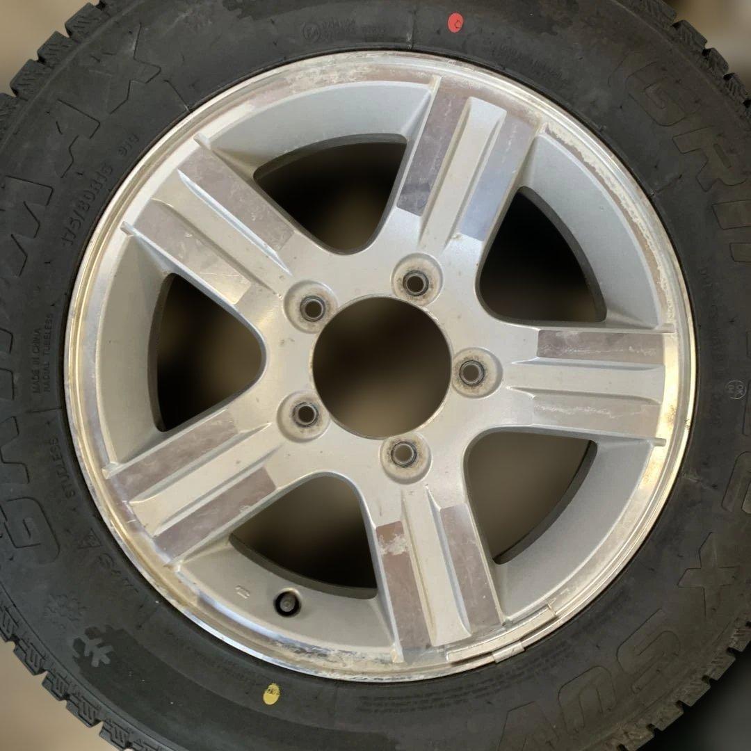 ①M.M.K ジムニー純正 スタッドレス 175/80R16 （青867）