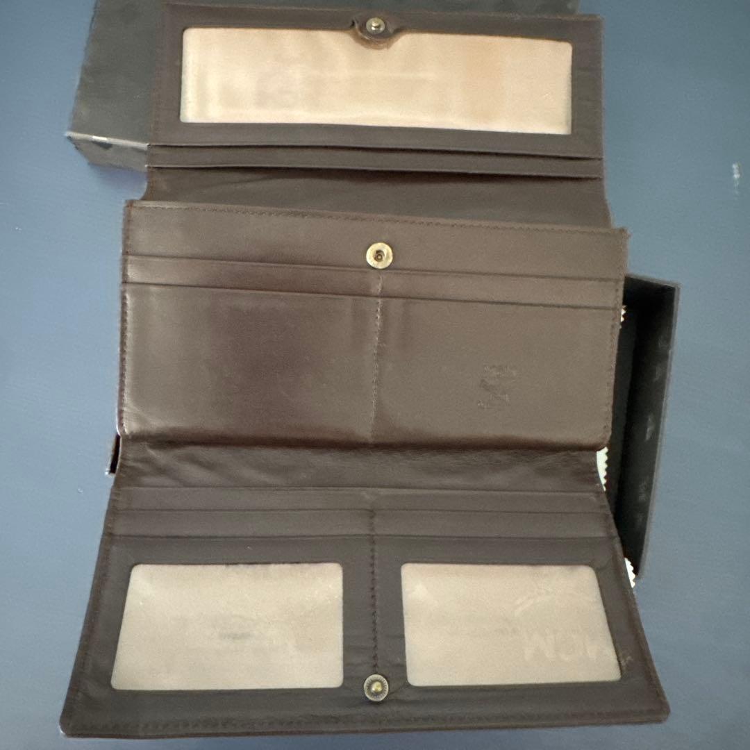 レア！！MCM レザー長財布 R6039 ブラウン