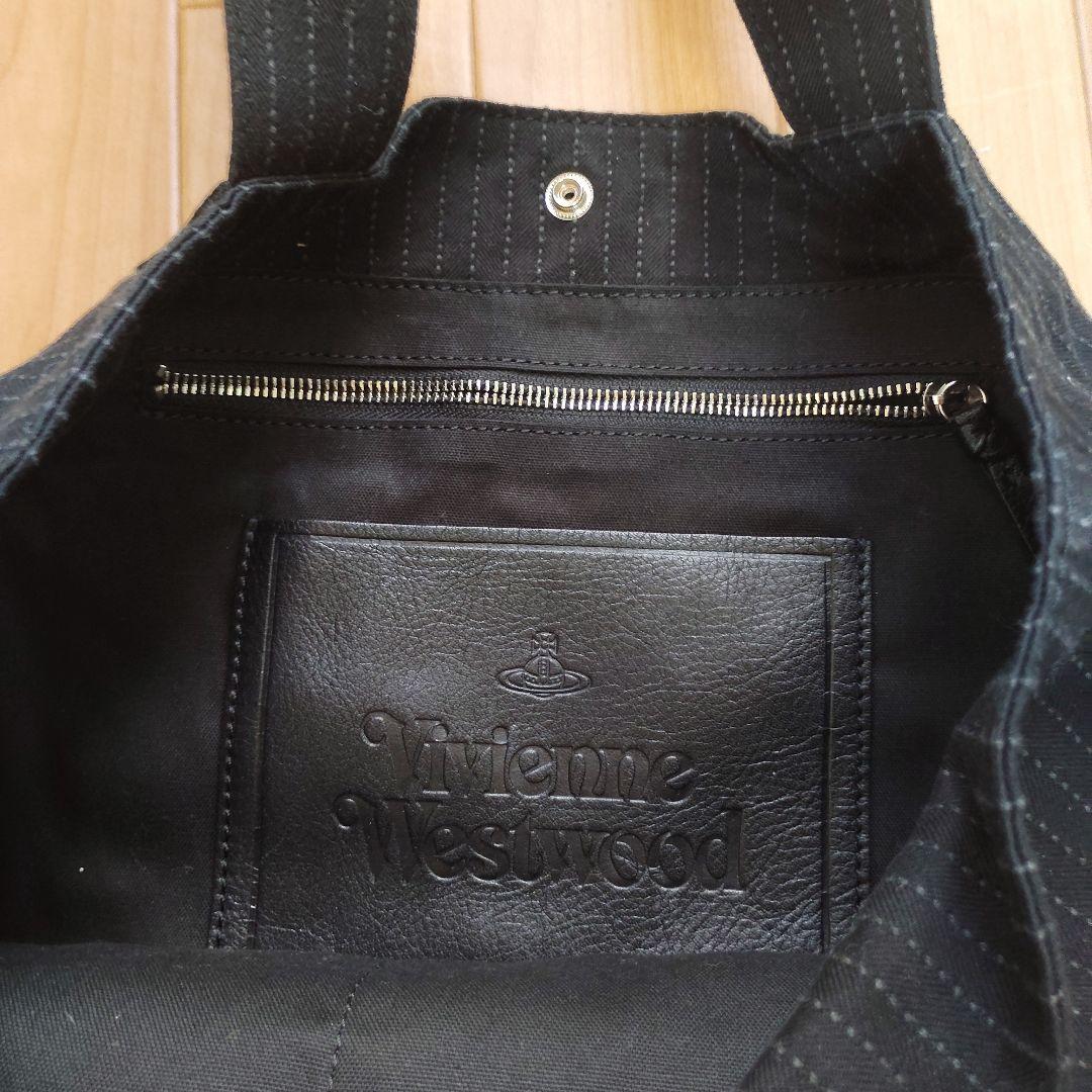 Vivienne Westwood　立体刺繍オーブトートバッグA4収納・肩掛け可