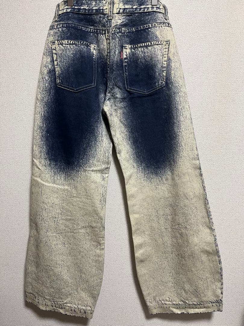 Lagua gem WASH PRINT FLARE デニム