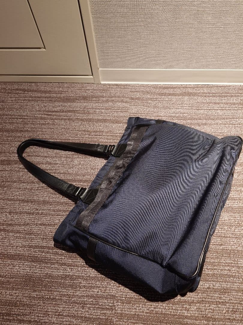 BRIEFING FUSION SQ TOTE HD BAGネイビートートバッグ