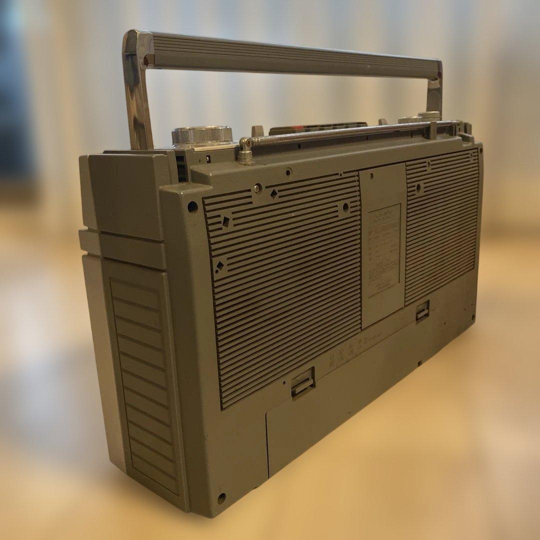 【当時物】SANYO MR-X1 ラジカセ Town U4 昭和レトロ ※難あり