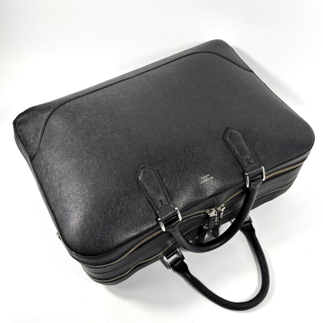 ✨希少 美品✨ペッレモルビダ ビジネスバッグ キャピターノ 本革 2層 黒