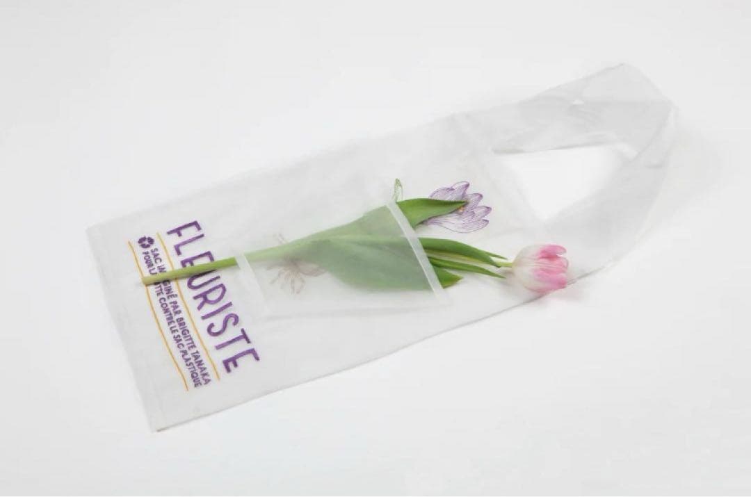 超美品｜ブリジットタナカ　フラワーエコバッグ