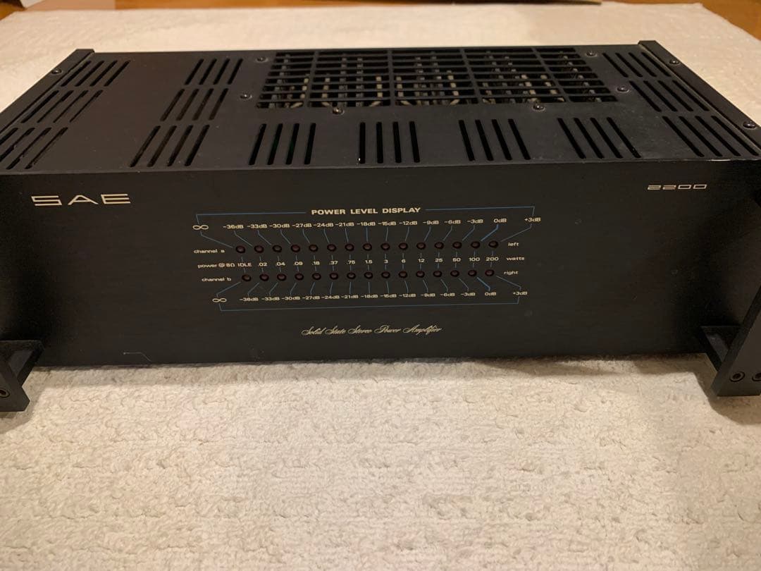 sae 2200 パワーアンプ　ジャンク通電確認のみ　jbl tannoy