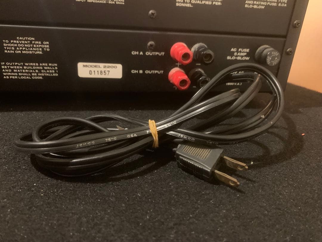 sae 2200 パワーアンプ　ジャンク通電確認のみ　jbl tannoy