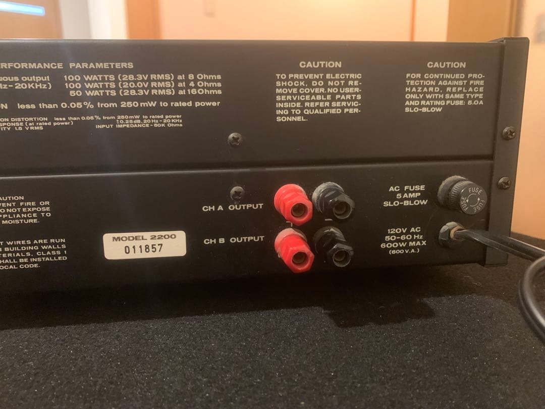 sae 2200 パワーアンプ　ジャンク通電確認のみ　jbl tannoy