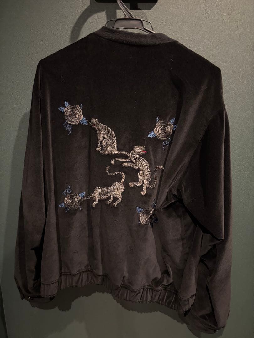 g*o様 ブルーナボイン　ベヒルジャンパー　ブラック　スカジャン