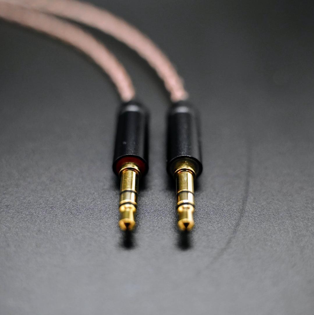 超高評価ソニー DIYキンバーケーブル ダブル3.5mm/4.4mmL字