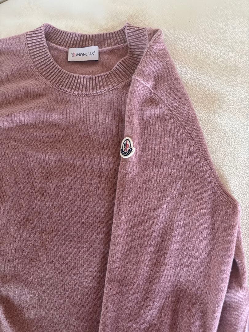 MONCLER 異素材カシミアニットセーター