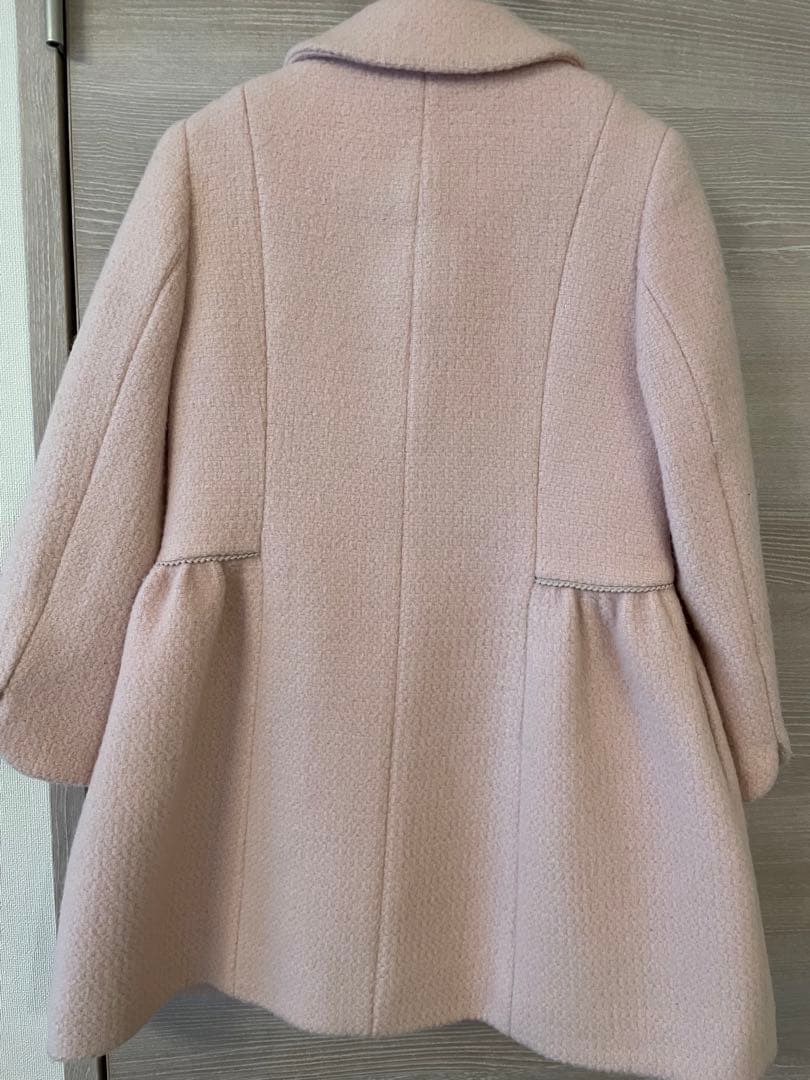 ✳︎TOCCA 110 ガールズ　ウール　アンゴラ　コート　ピンク✳︎