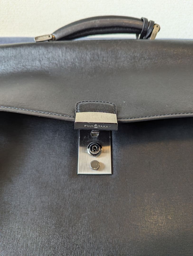 【mi mi 】フジタカ ディアマン レザービジネスバッグ A4 カブセ