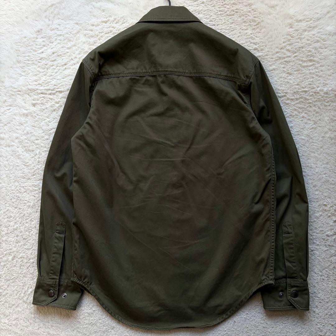 【極美品】バブアー×メゾンキツネ シャツ カーゴパンツ セットアップ ロゴパッチ