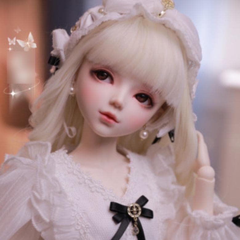 BJD 1/3ドール フルセット 本体 60cm 球体関節人形 眼球 メイク済
