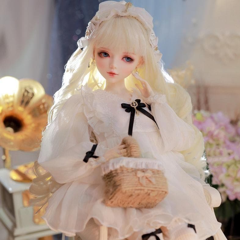 BJD 1/3ドール フルセット 本体 60cm 球体関節人形 眼球 メイク済