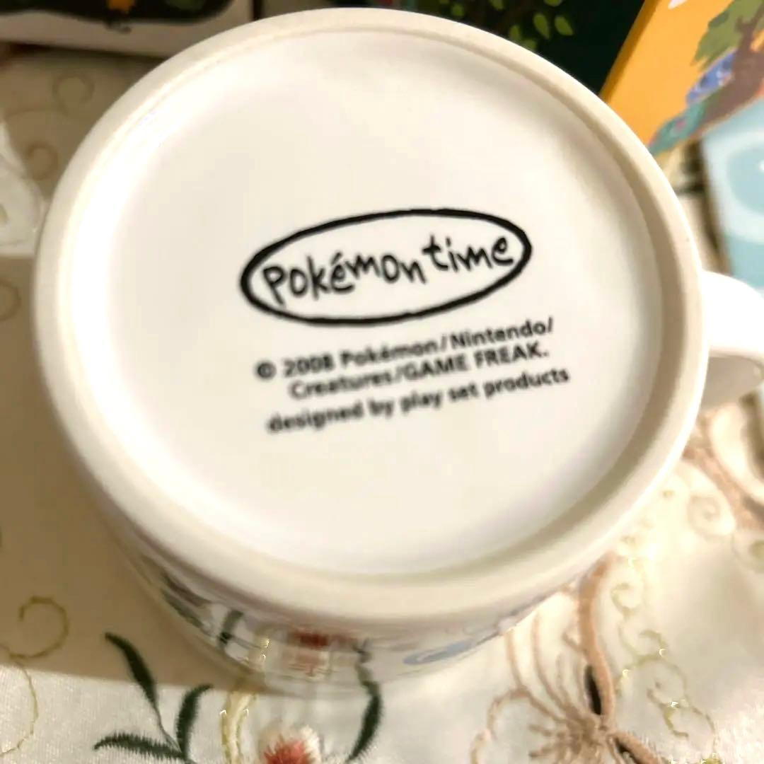 ポケモンタイム マグカップ 陶器製 2008年　希少pokémon time