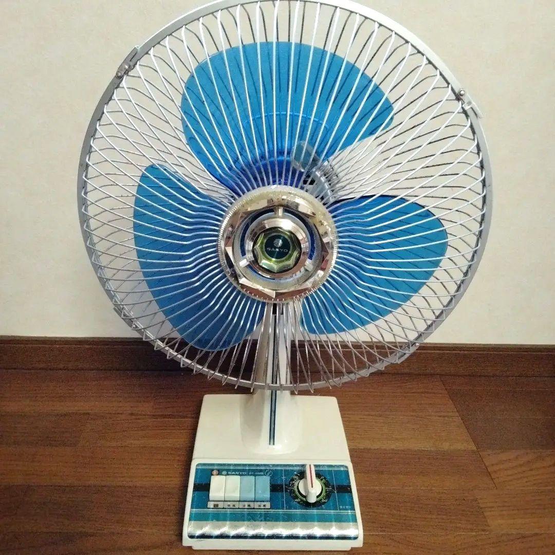 昭和レトロ 扇風機　 稼動品　青羽根　レトロ　ビンテージ　昭和
