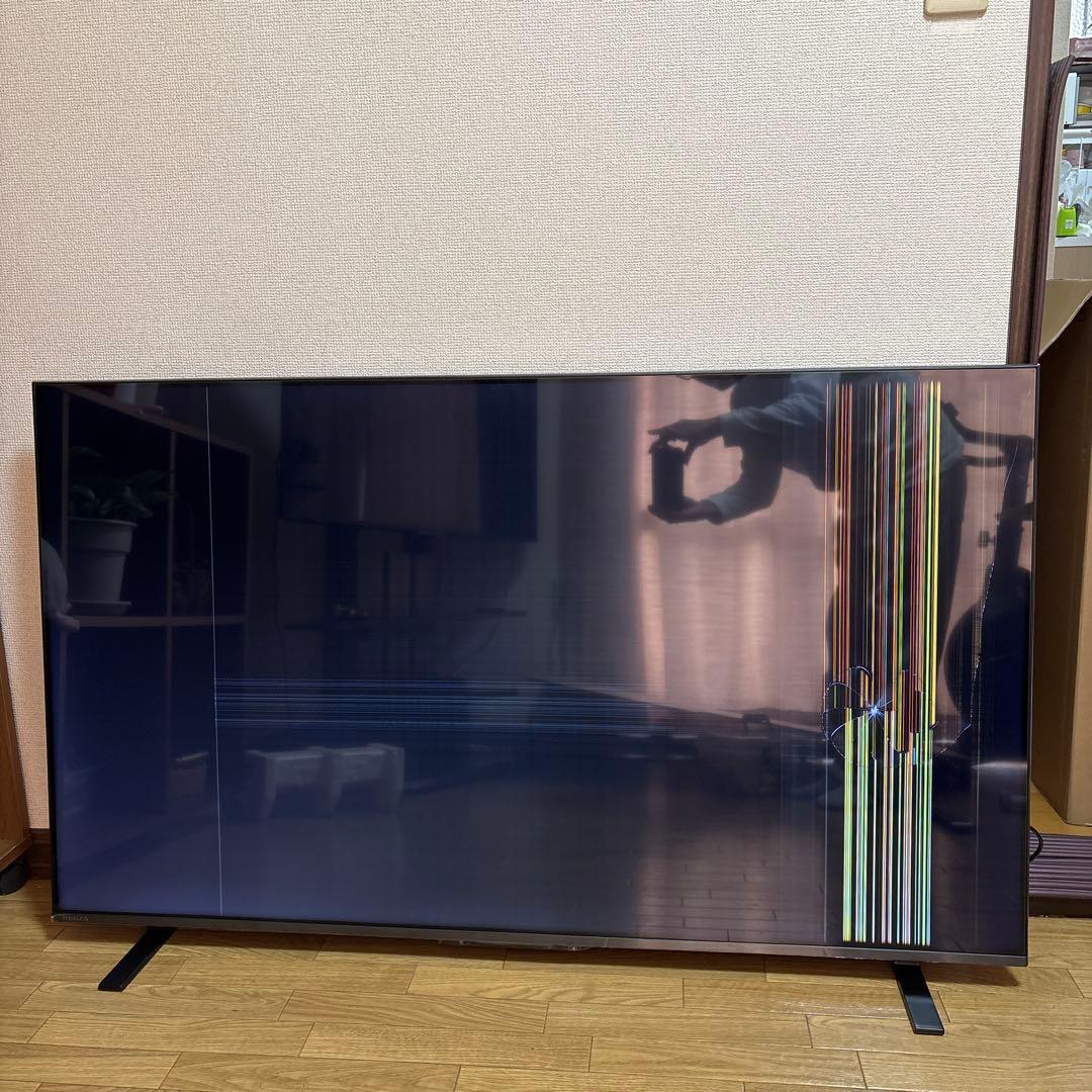 ⭐︎2024年購入東芝55インチREGZA 大型液晶テレビ画面に縦線あり⭐︎