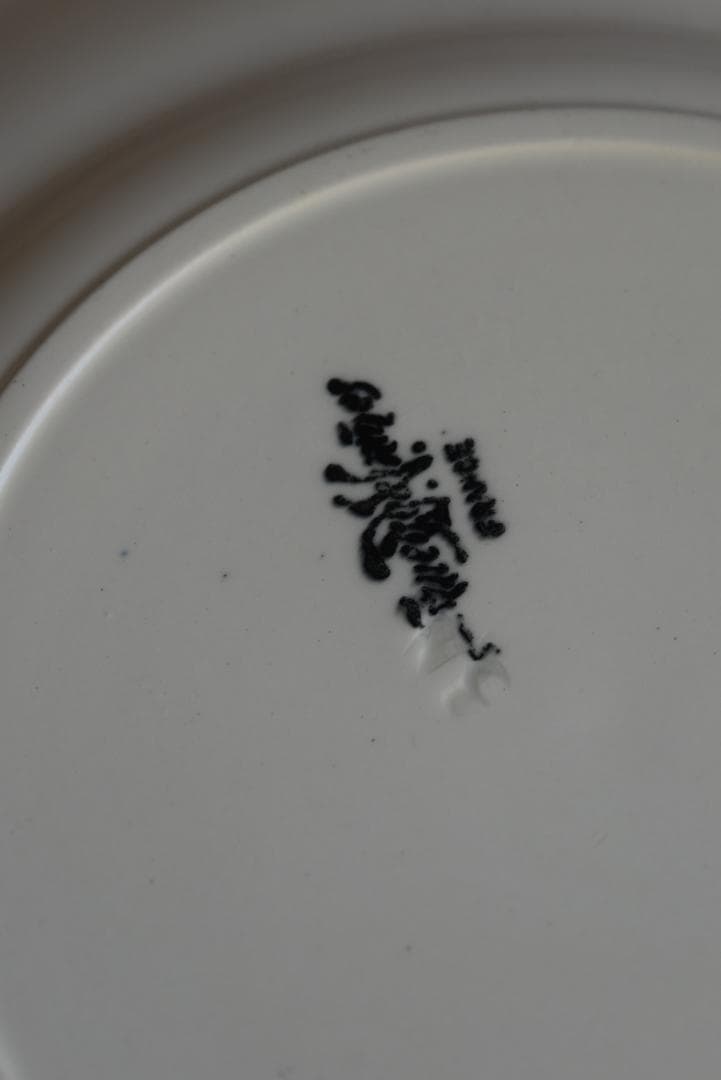 2枚組　サルグミンヌ　オクトゴナルプレート　ディナー皿　フランスアンティーク