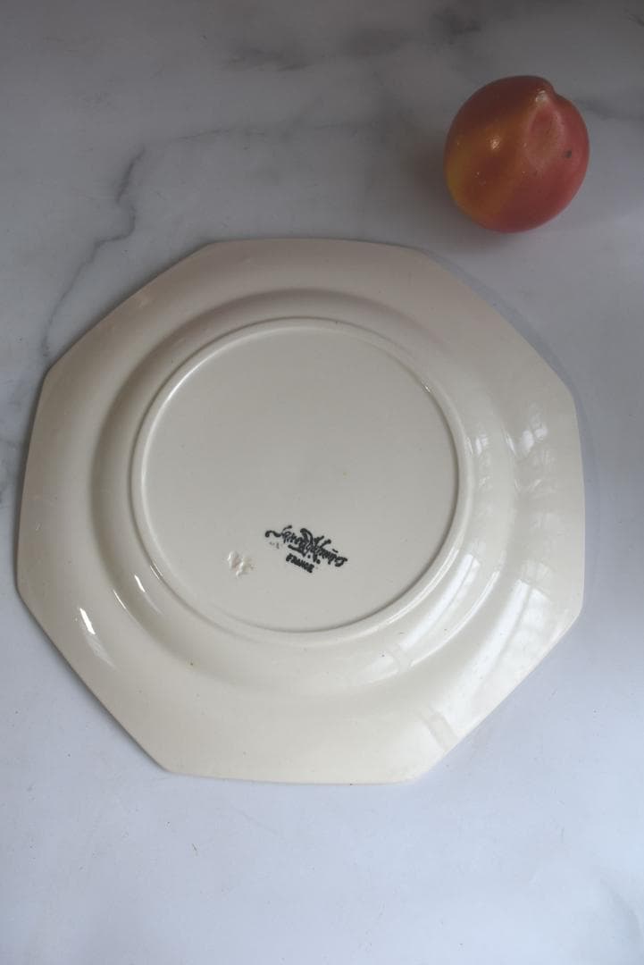 2枚組　サルグミンヌ　オクトゴナルプレート　ディナー皿　フランスアンティーク