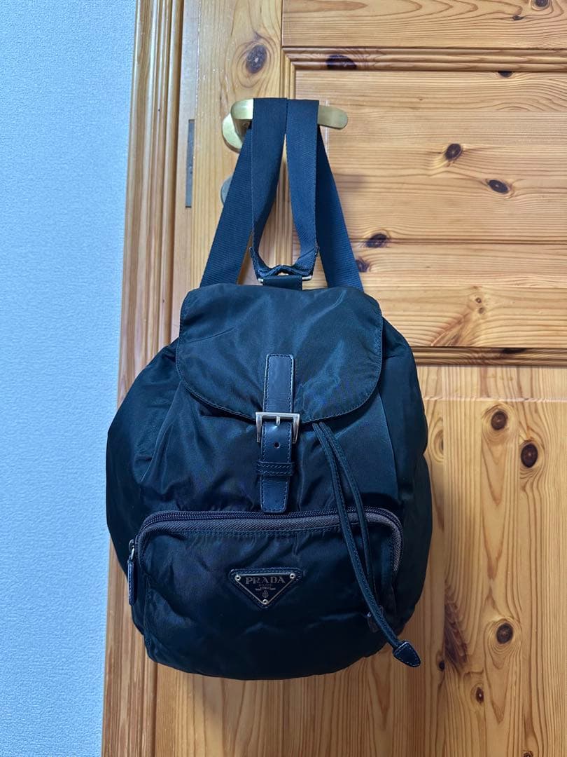 PRADA ネイビー ナイロン バックパック