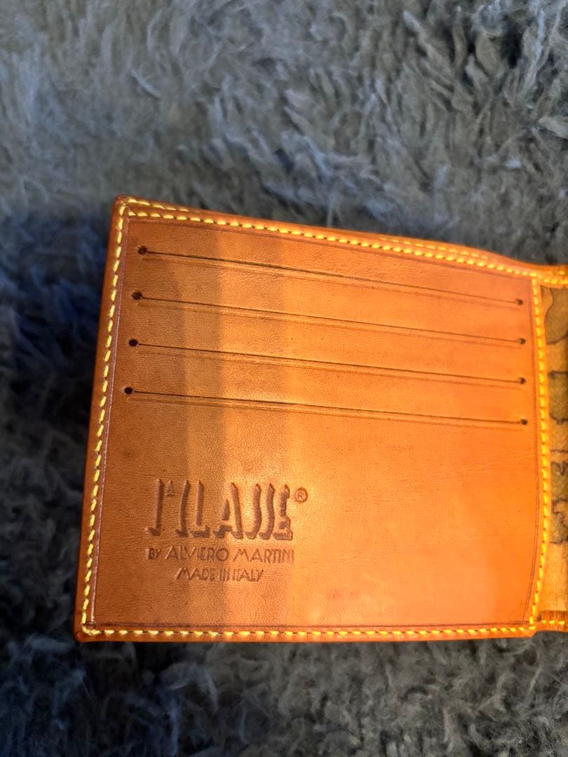 プリマクラッセ　折財布　財布　ウォレット　二つ折り　キャメルブラウン 新品未使用