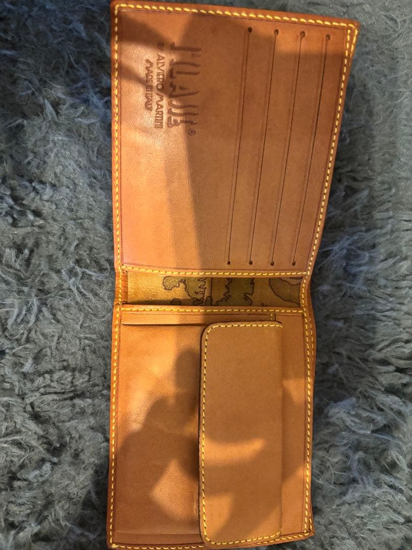 プリマクラッセ　折財布　財布　ウォレット　二つ折り　キャメルブラウン 新品未使用