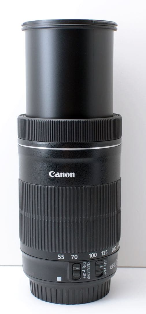 専用★高速AF★Canon EF-S 55-250mm IS STM★フード付き