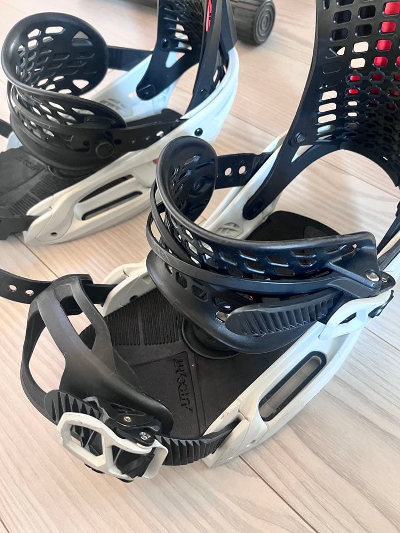 スノーボード ビンディング GENESIS ホワイト/ブラックバートンLサイズ