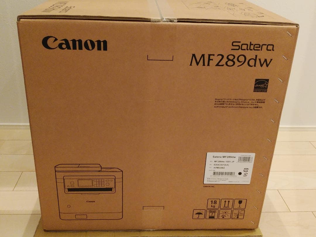 未使用・未開封　Canon 　レーザープリンタ　 　Satera MF289dw