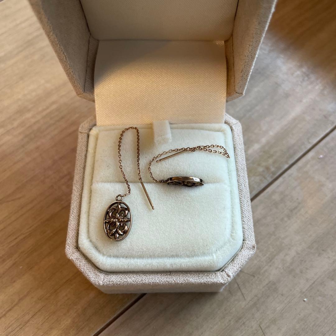 kahuna カフナ K14PG ピンクゴールド　ロングピアス