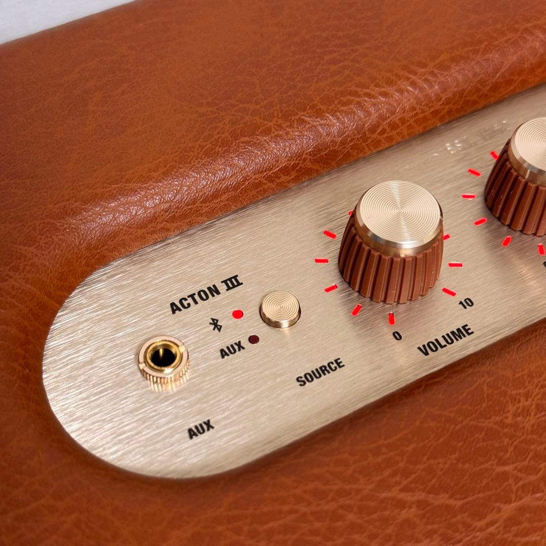 Marshall Acton III ワイヤレススピーカー ブラウン