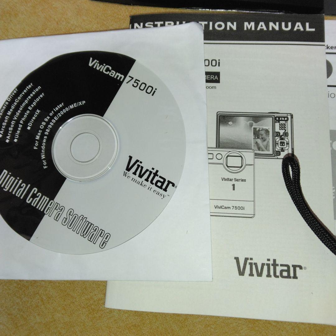 処分予定【起動確認済み】Vivitar ViviCam 7500i 7 デジカメ