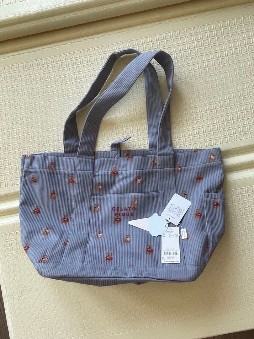 ジェラートピケ ジェラピケ HOLIDAY 販路限定 ベア柄 ママバッグ