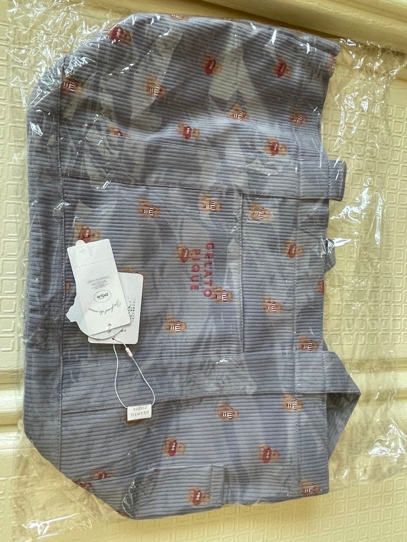 ジェラートピケ ジェラピケ HOLIDAY 販路限定 ベア柄 ママバッグ