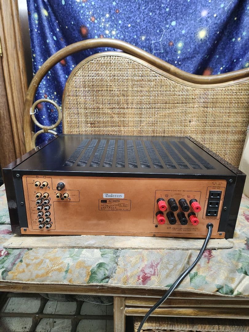 シロ！レストア済完動美品！山水高級プリメインアンプAU-D907X