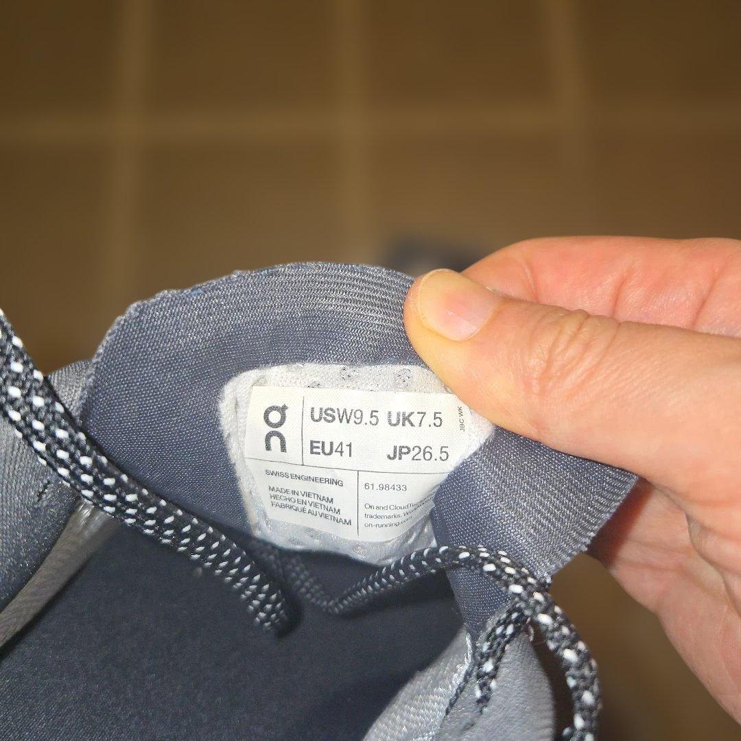 On Cloudmonster ホワイト スニーカー26.5+Cloudflow