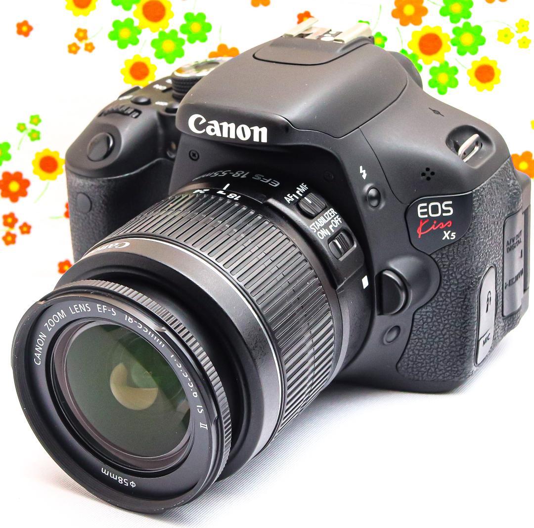 Canon Kiss X5 ☆スマホに転送可☆初めての一眼レフに☆自撮りもOK