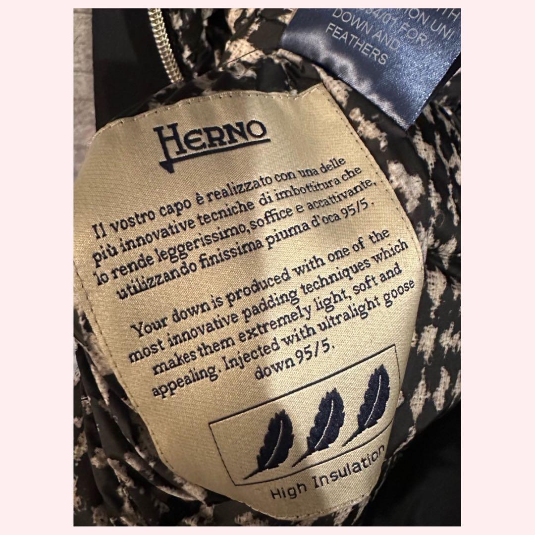 ★HERNO★ショートダウン　ダウンジャケット　ダウンコート　黒