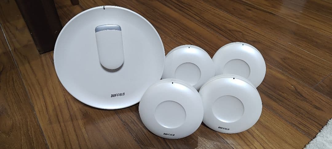 クロワッサン　親機WTR-M2133HP　子機WEM-1266 4台セット