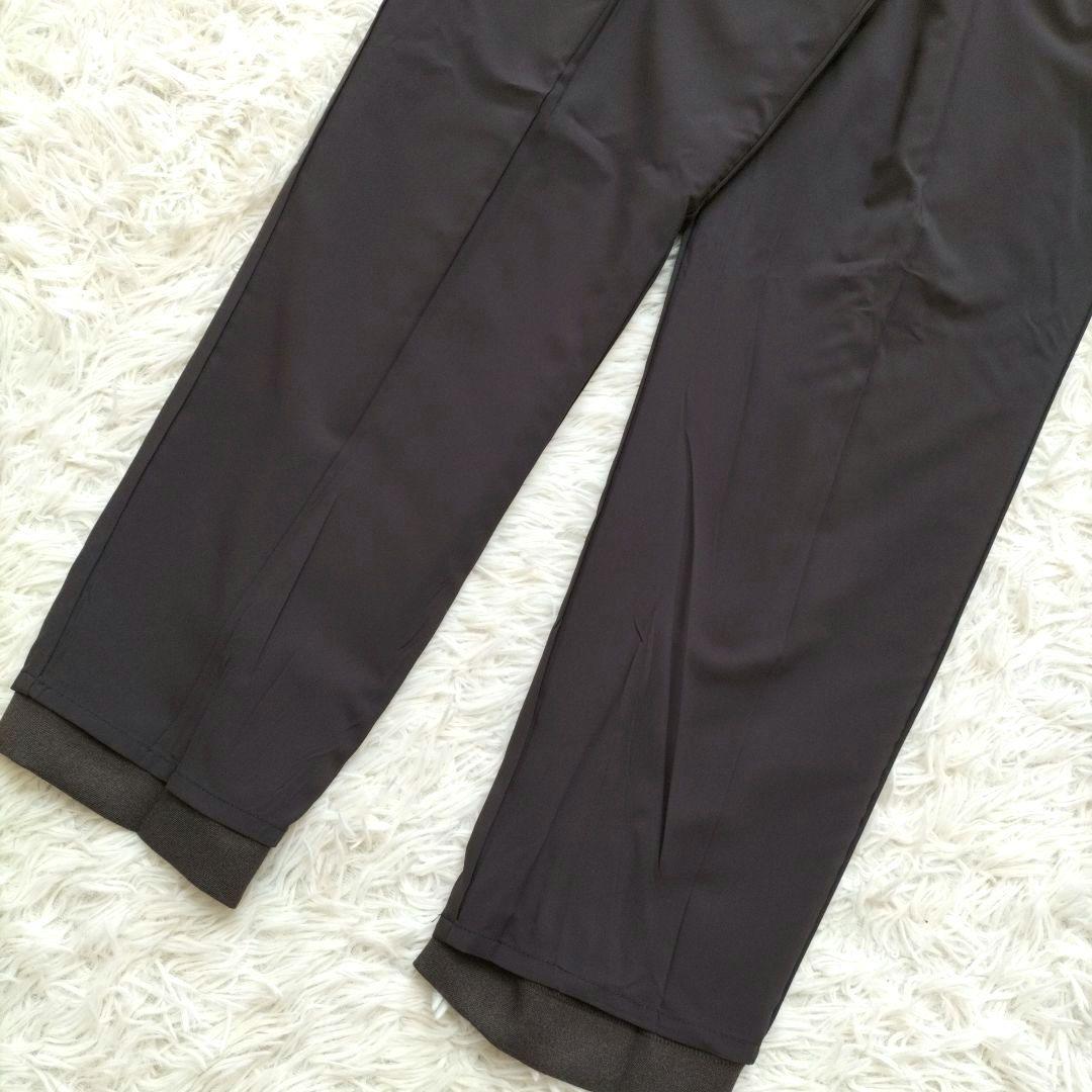 未使用級♡ナチュラルビューティーベーシックパンツスーツセットアップ ブラウン L