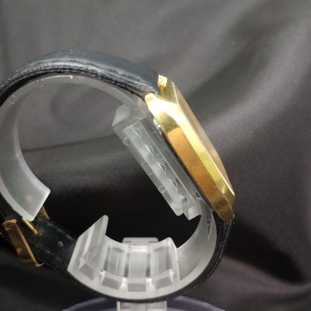 稼働品 ロンジン メンズ腕時計 シャンパン色文字盤 新品電池