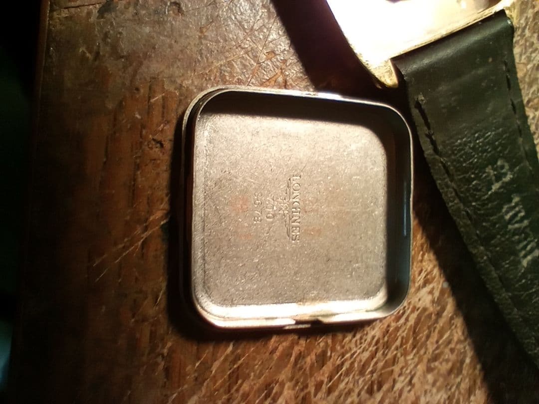 稼働品 ロンジン メンズ腕時計 シャンパン色文字盤 新品電池