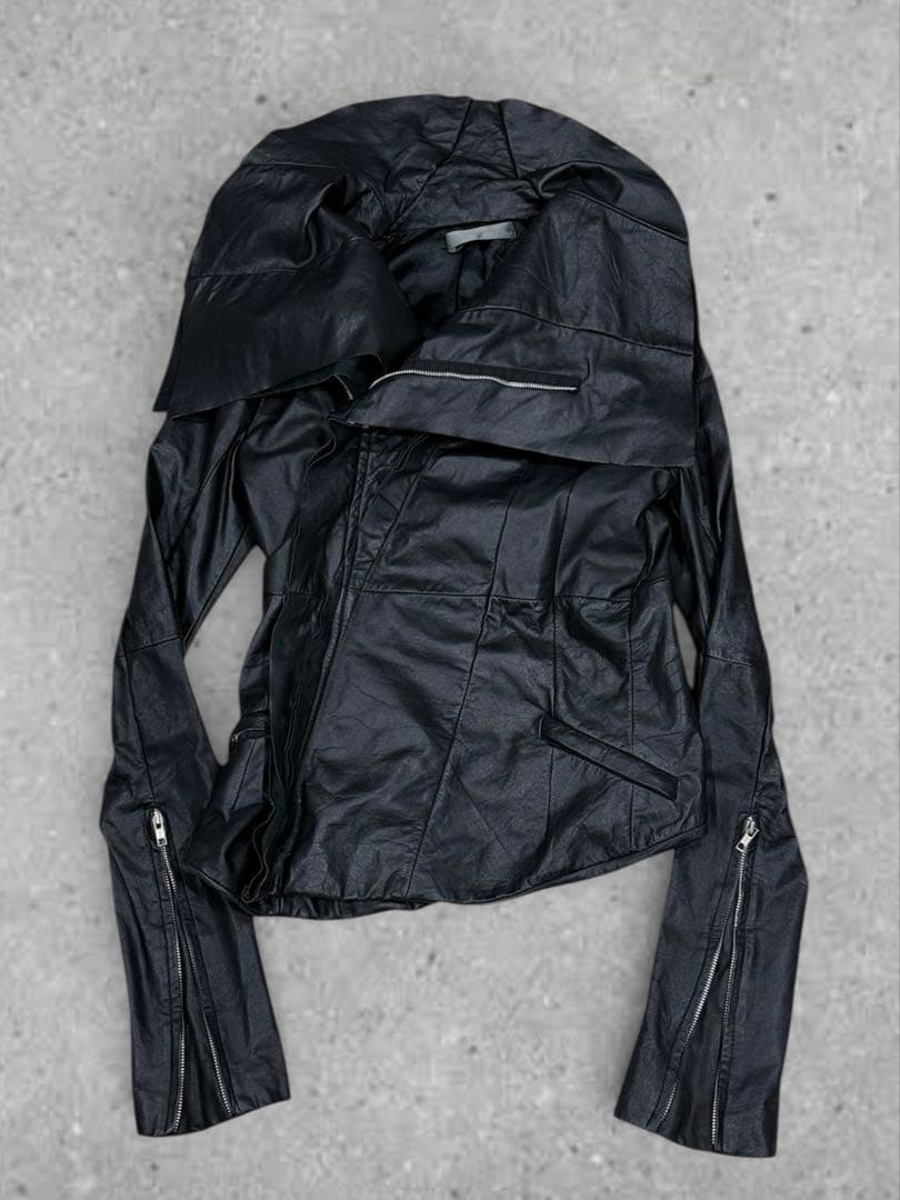 EKAM ハイネックレザージャケット