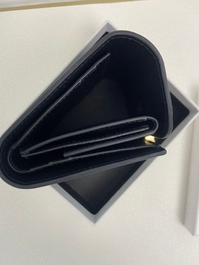 CELINE　ブラック　三つ折り財布