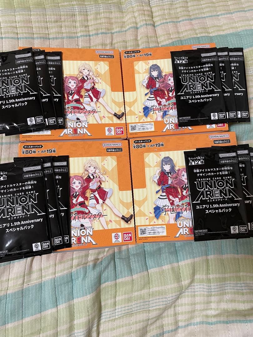 ユニオンアリーナ 学園アイドルマスター 4box テープカット プロモ付き