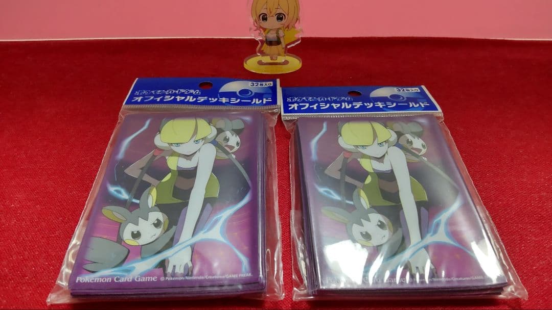 未開封 ポケカ カミツレ(2011) デッキシールド32枚入り×2セット